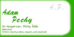 adam pechy business card